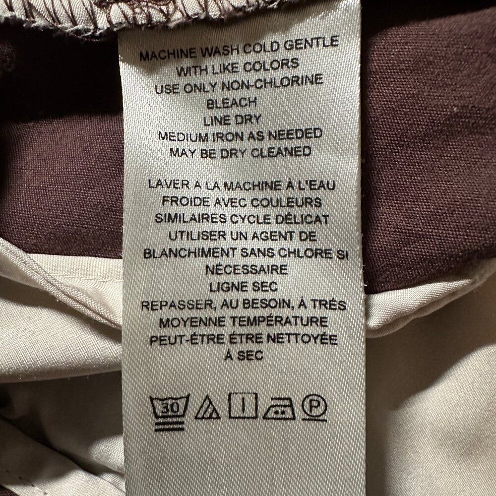 NWOT Maeve by Anthropologie 'The Colette' Linen Blend Jumpsuit in Mauve - Size 4 - Picture 15 of 16